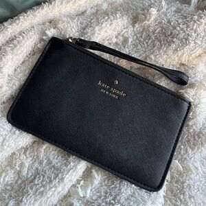 Kate Spade black wristlet